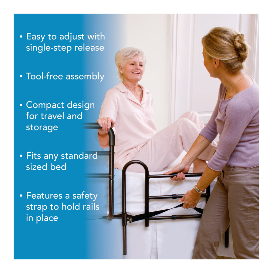 Carex Easy-Up Bed Rail