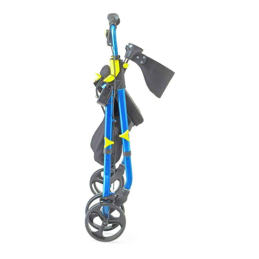 Medline Premium Empower Folding Mobility Rollator Walker with 8" Wheels