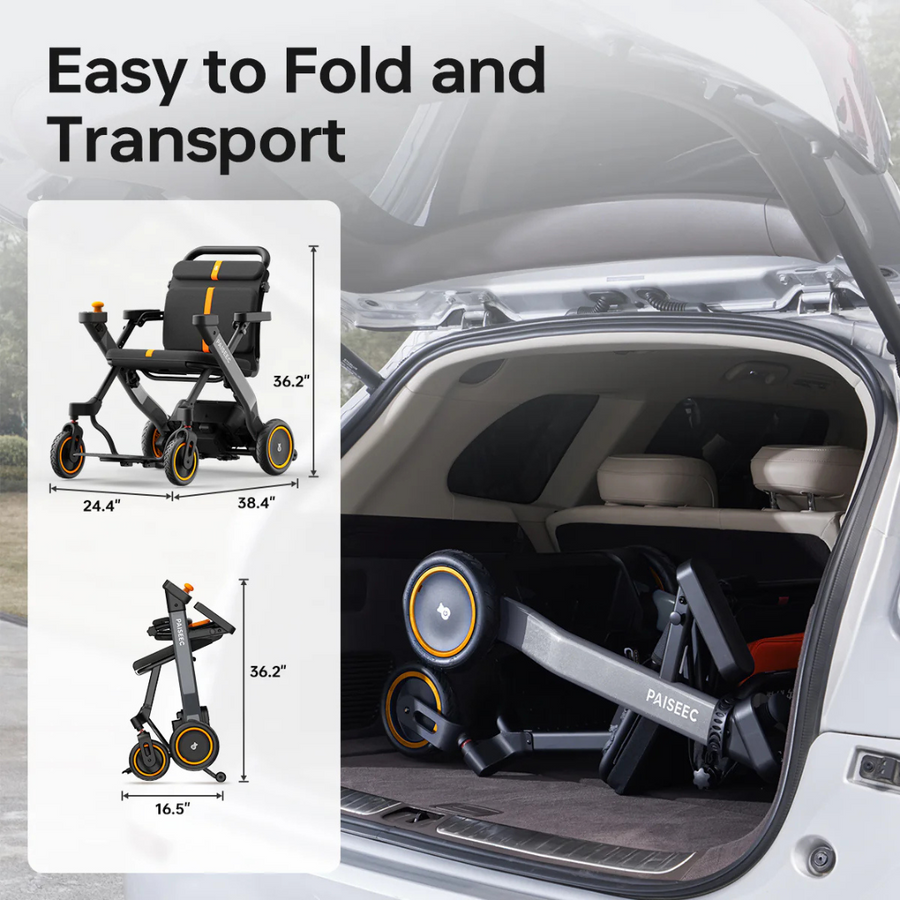 Paiseec W1 2-in-1 Electric Wheelchair