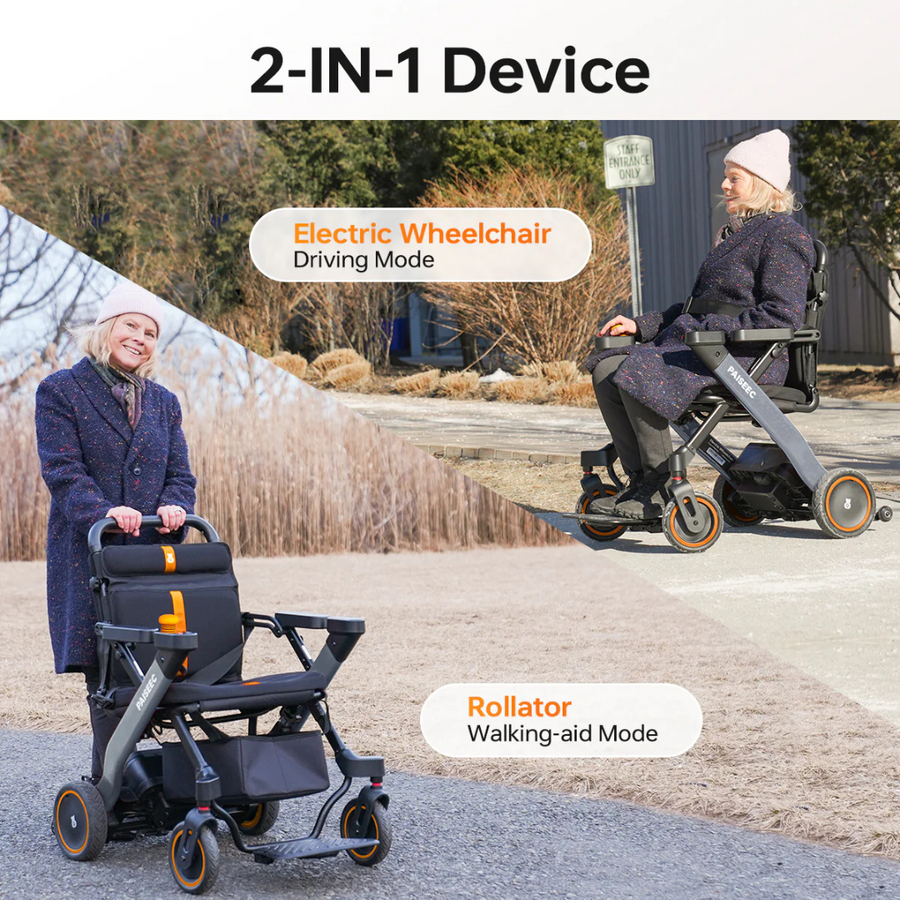 Paiseec W1 2-in-1 Electric Wheelchair