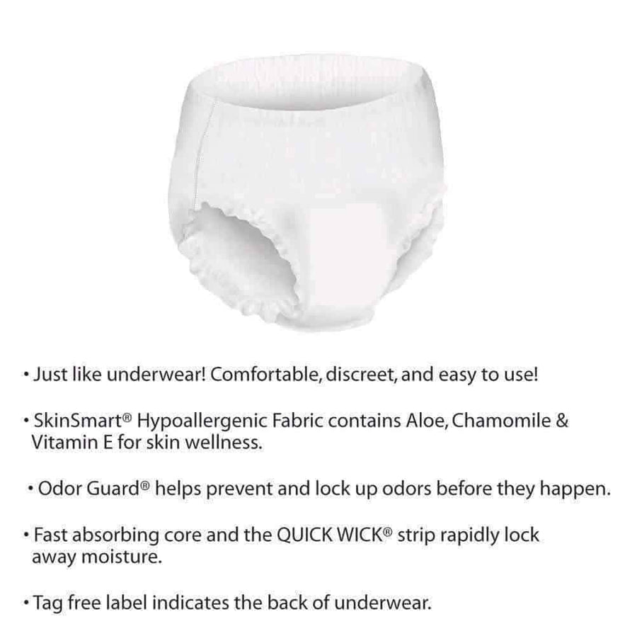 Prevail Maximum Absorbency Incontinence Underwear with Breathable Rapid Absorption Discreet Comfort Fit Adult Diapers