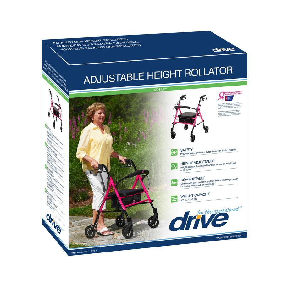Drive Adjustable Seat Height Rollator