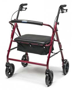 Lumex Walkabout ConTour Imperial Rollator - User Height 5'3" to 6'2"