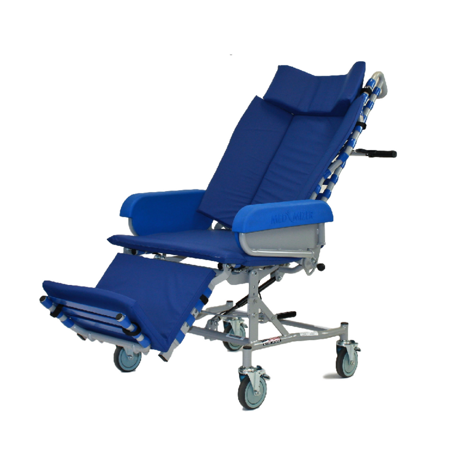 Med-Mizer FlexTilt Tilt-In-Space Transport Chair For Safe Patient Transferring
