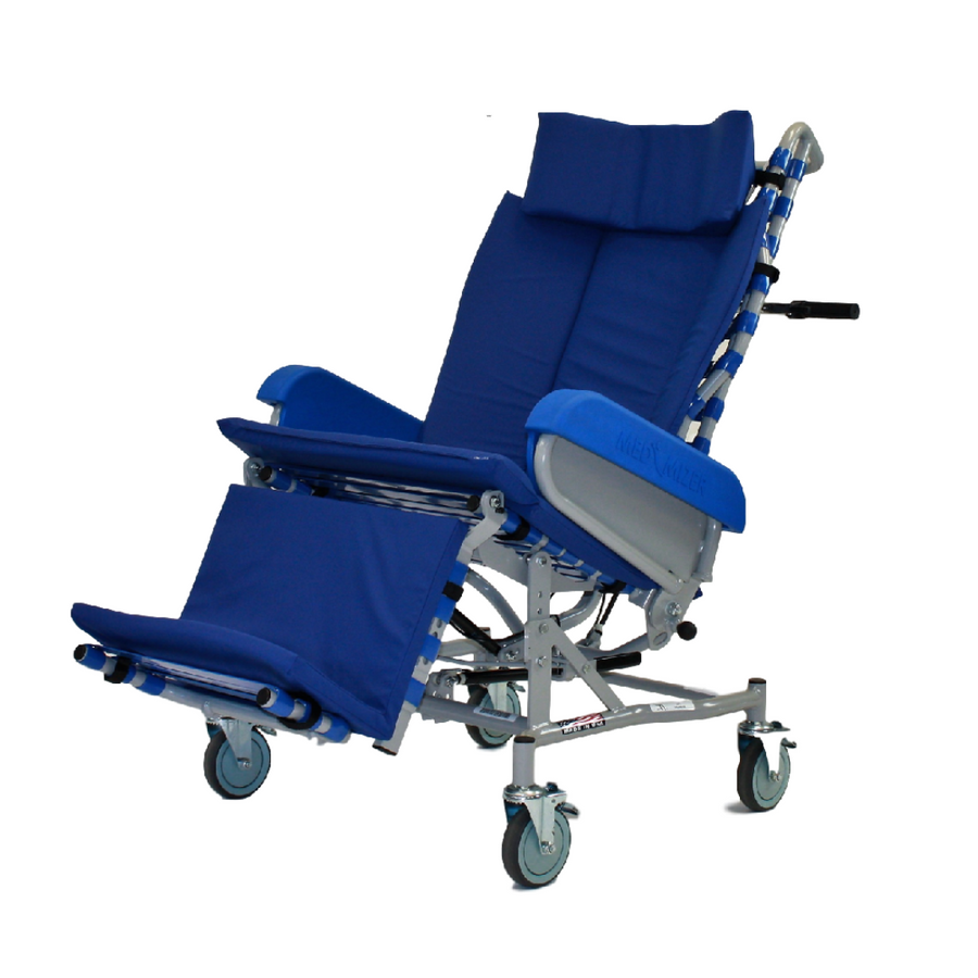 Med-Mizer FlexTilt Tilt-In-Space Transport Chair For Safe Patient Transferring