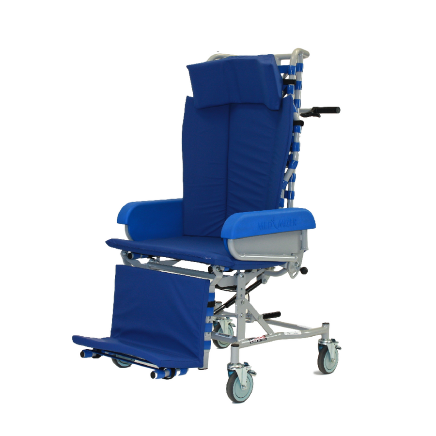 Med-Mizer FlexTilt Tilt-In-Space Transport Chair For Safe Patient Transferring