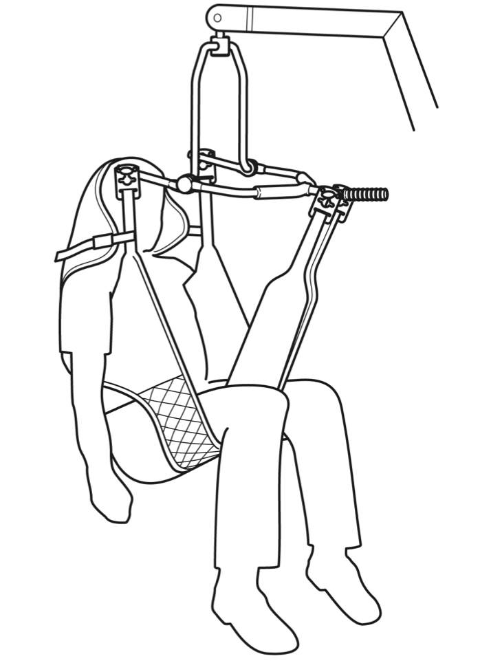 Joerns Hoyer Access Comfort Sling with Head Support