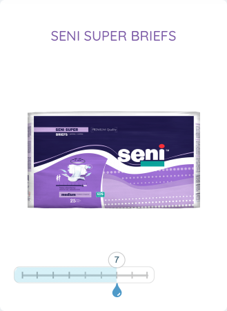 Seni Super Premium Quality Unisex Briefs - Heavy Absorbency - Case of 75