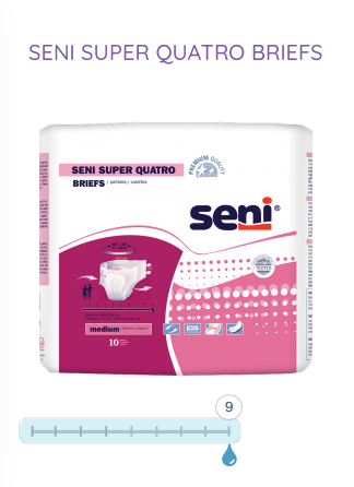 Seni Super Quatro Premium Quality Unisex Briefs - Severe Absorbency