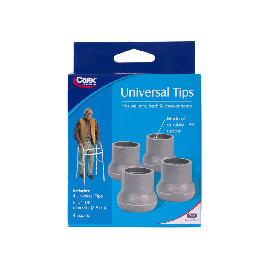 Carex Walker and Bath Bench Tips - Fits 1 1/8-Inch Tubing