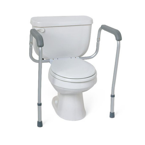 Medline Bathroom Foldable Toilet Safety Frame Rails