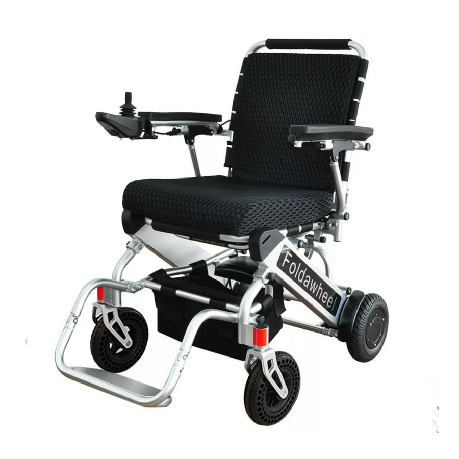 Foldawheel Electric Extreme Lightweight Folding Power Chair - Only 46 lbs