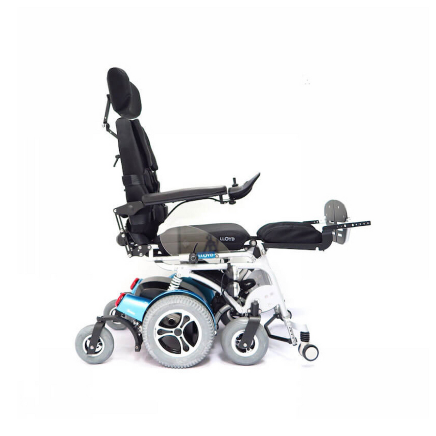 Foldawheel Draco Electric Standing Power Wheelchair with Lie Down, Stand, Sit and Recline Positions