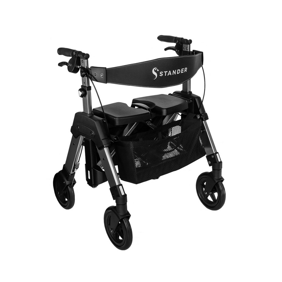 Stander Bariatric EZ Fold-N-Go Rollator HD - Ultralight