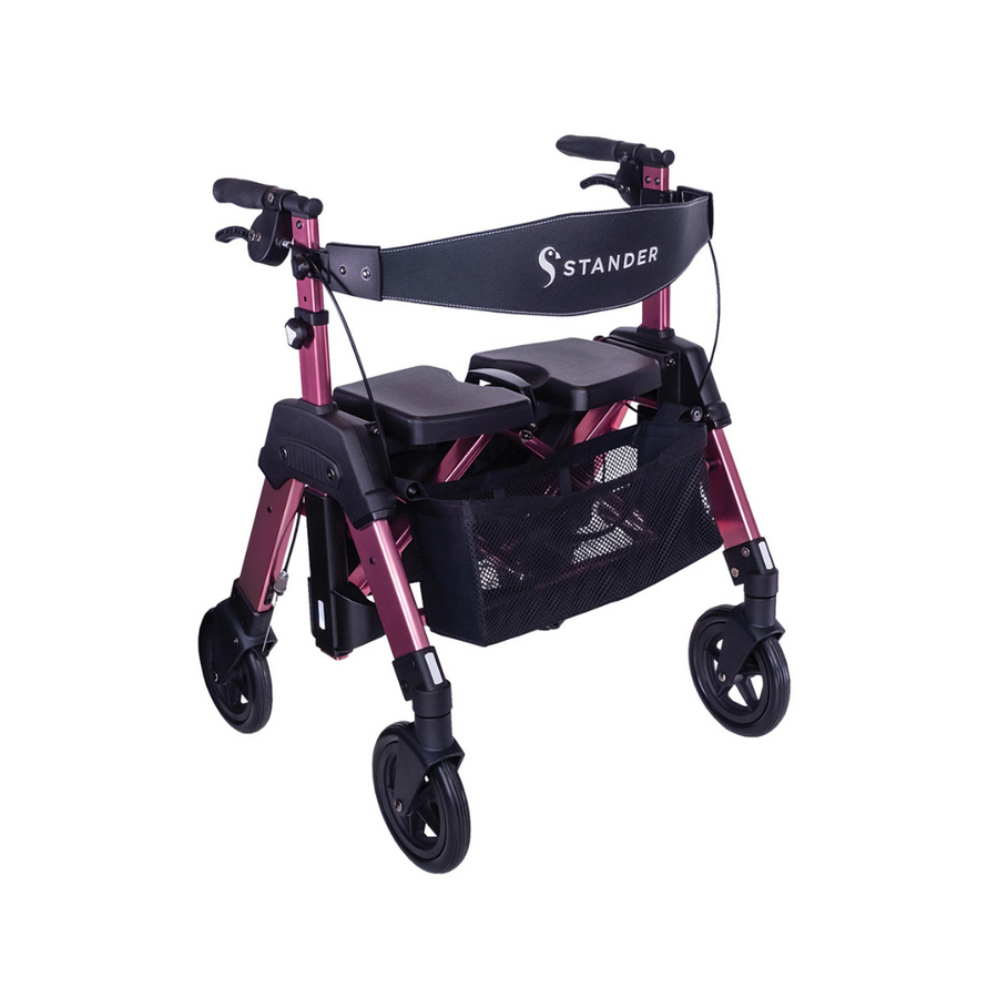 Stander Bariatric EZ Fold-N-Go Rollator HD - Ultralight