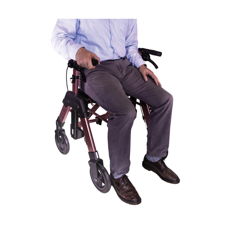 Stander Bariatric EZ Fold-N-Go Rollator HD - Ultralight