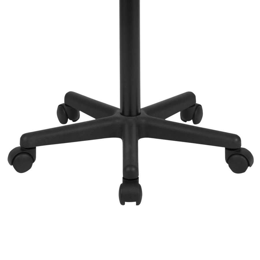 Sit to Stand Mobile Laptop Computer Desk - Portable Rolling Standing Desk
