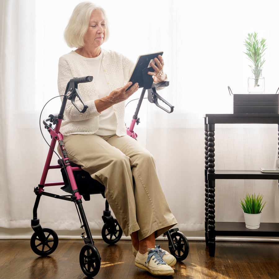 Carex Step 'N Rest® Rolling Walker