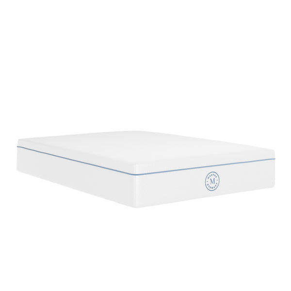 SleepComplete 12 Inch Medium Dual-Action Cooling Gel and Green Tea Memory Foam Mattress with Soft Breathable Recycled Jacquard Quilted Top