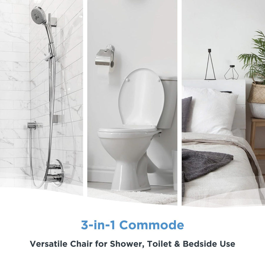 Journey SoftSecure 3-in-1 Commode Chair with Microban Protection