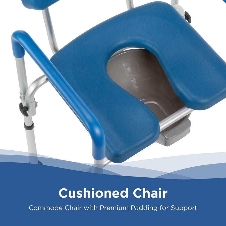 Journey SoftSecure 3-in-1 Commode Chair with Microban Protection