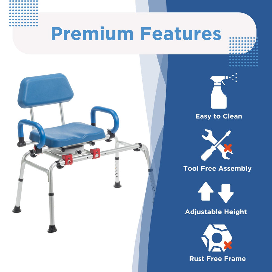Journey SoftSecure Rotating Transfer Bench with Microban Protection