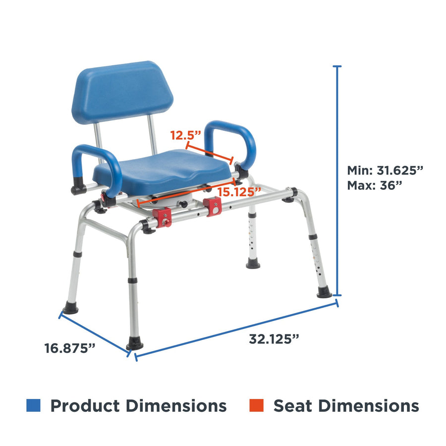 Journey SoftSecure Rotating Transfer Bench with Microban Protection