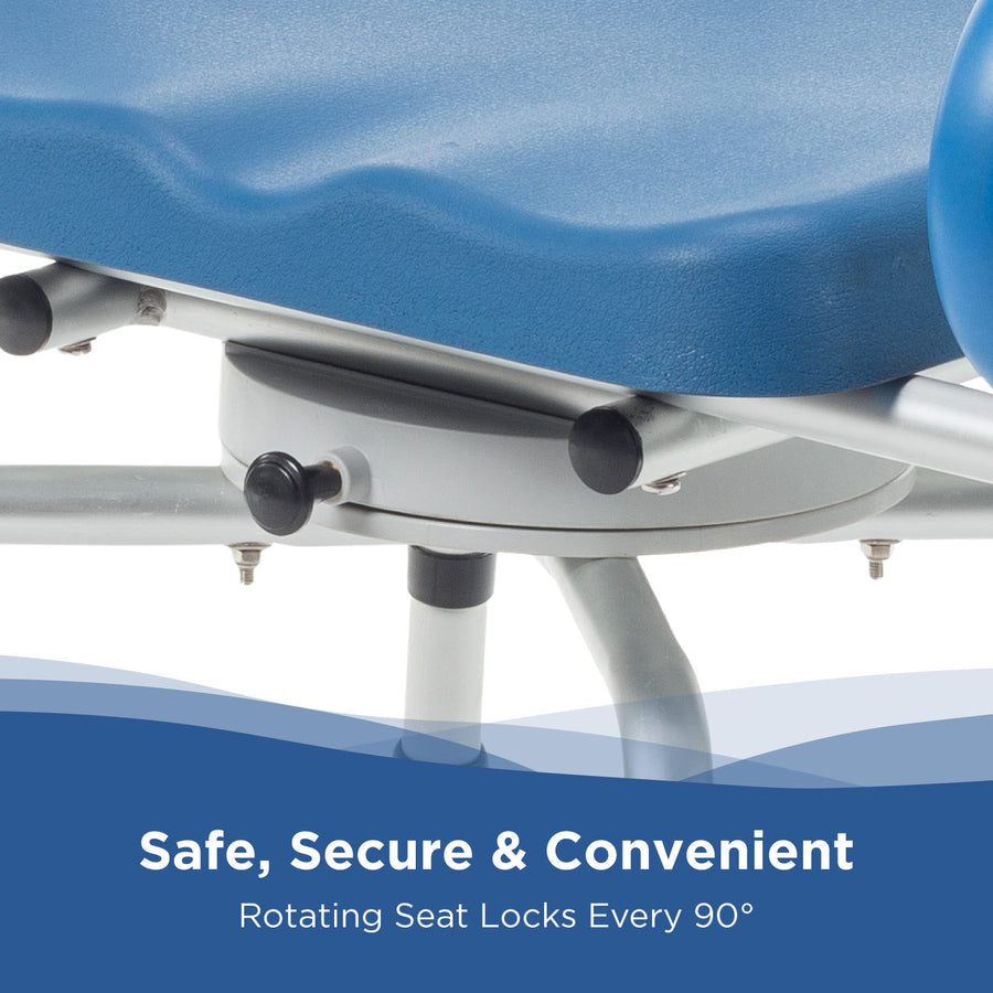 Journey SoftSecure Rotating Shower Chair with Microban Protection