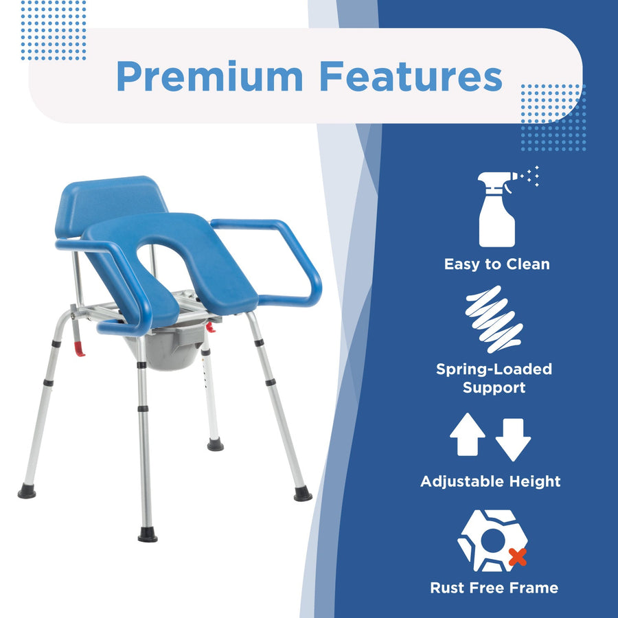 Journey SoftSecure Uplift Toilet Assist Commode – Safer Transfers