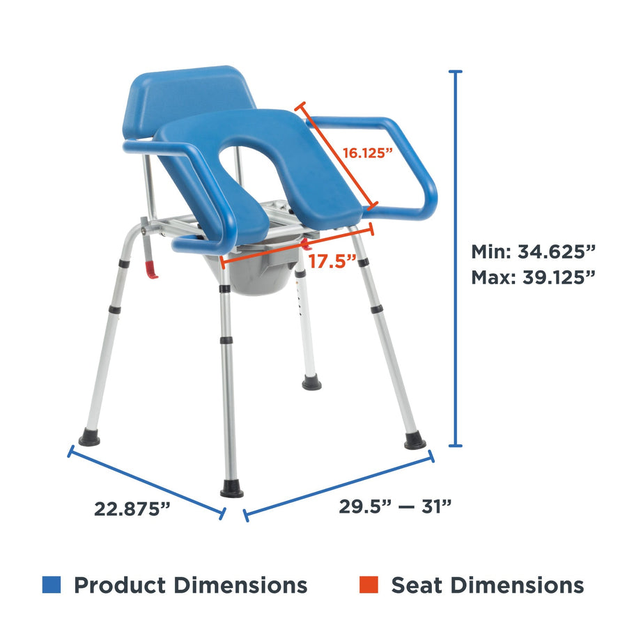 Journey SoftSecure Uplift Toilet Assist Commode – Safer Transfers
