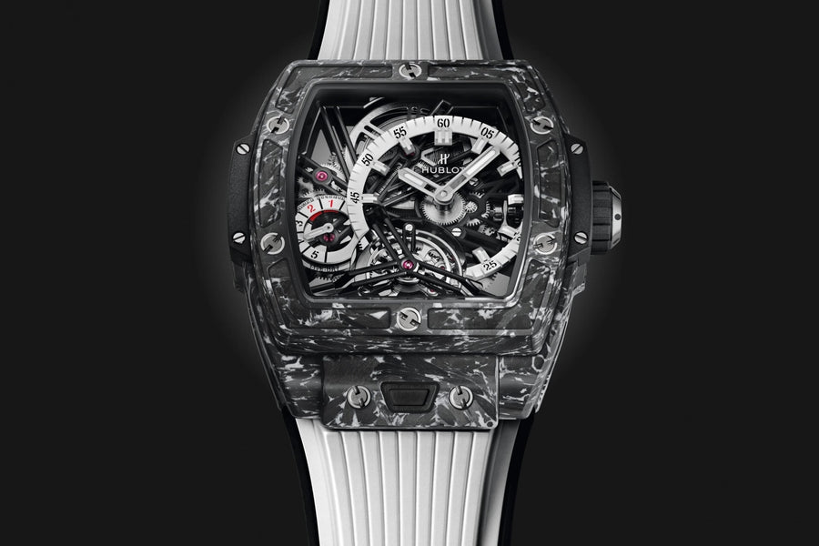 Spirit of Big Bang TOURBILLON CARBON WHITE Ref# 645.QW.2012.RW