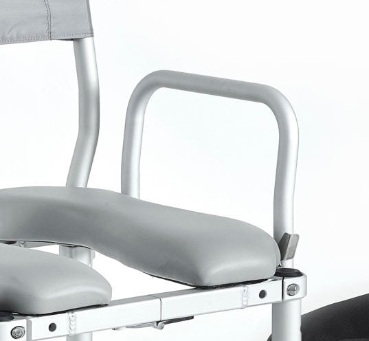 Portable Rolling Shower Chair and Commode by Nuprodx
