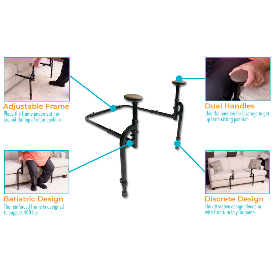 Stander EZ Stand-N-Go HD - Bariatric Couch Stand Assister
