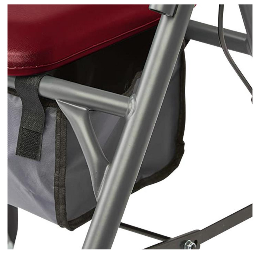 Medline Standard Steel Folding Rollator with Microban Treatment