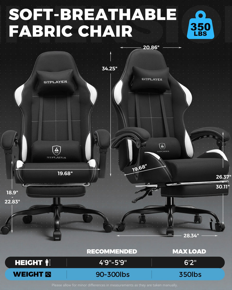 Pro Series Fabric Gaming Chiar GTBEE
