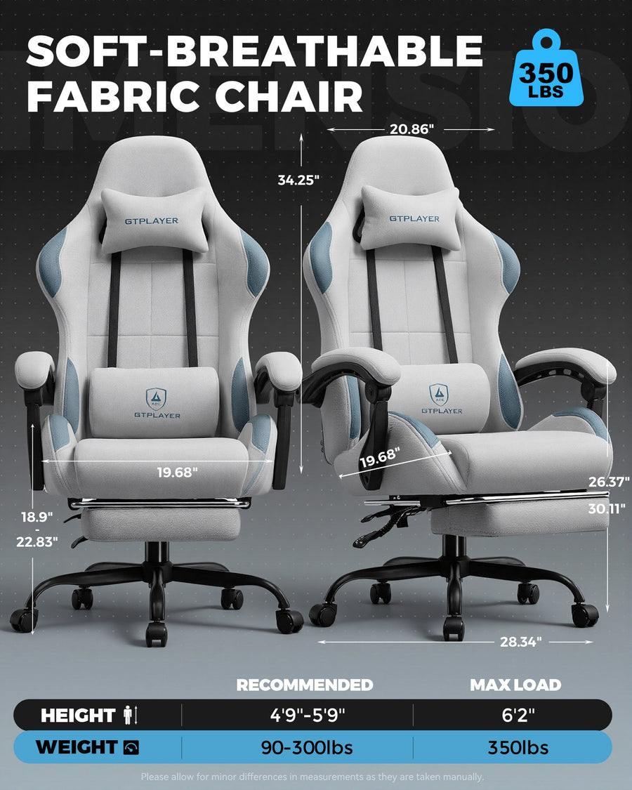 Pro Series Fabric Gaming Chiar GTBEE