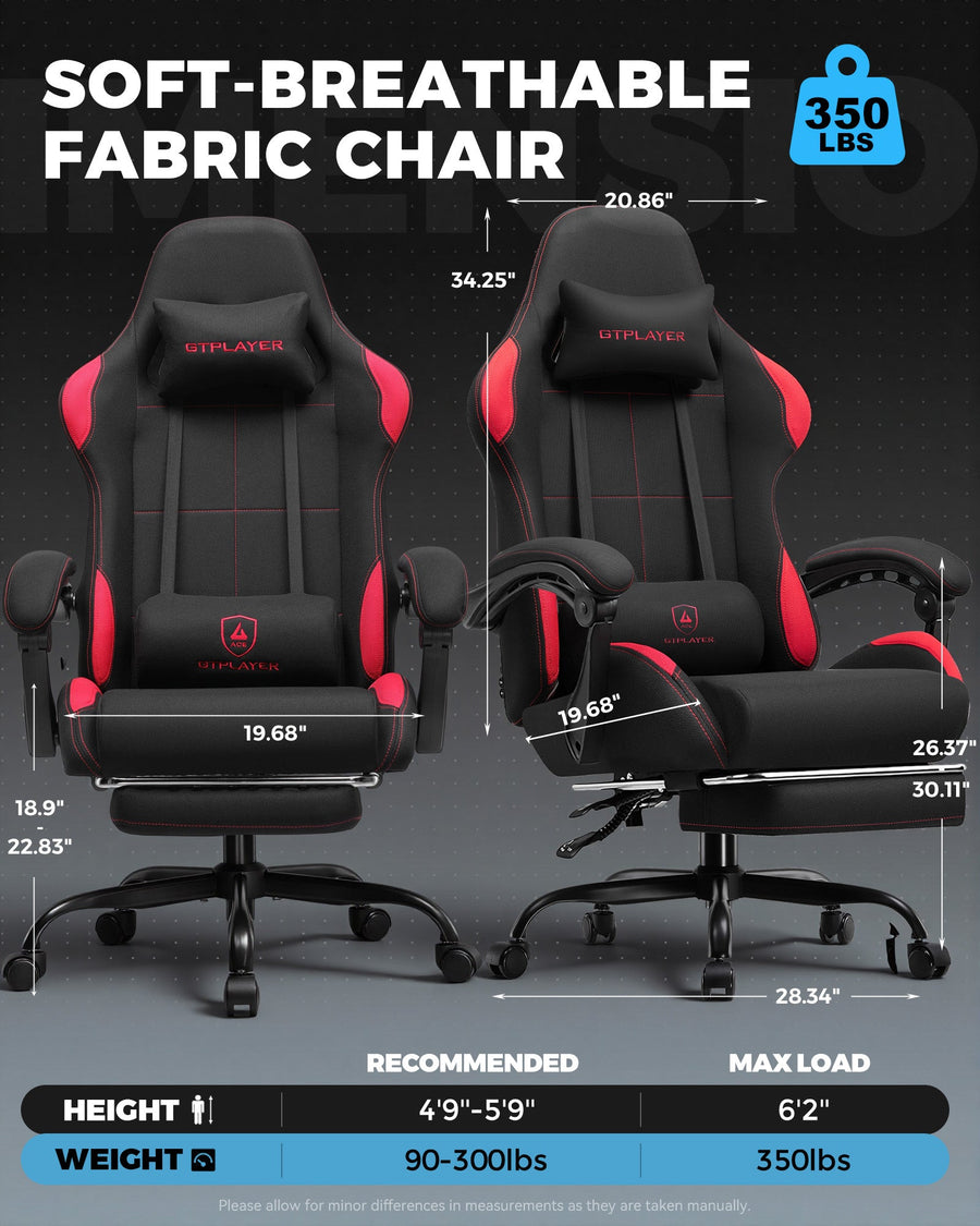 Pro Series Fabric Gaming Chiar GTBEE