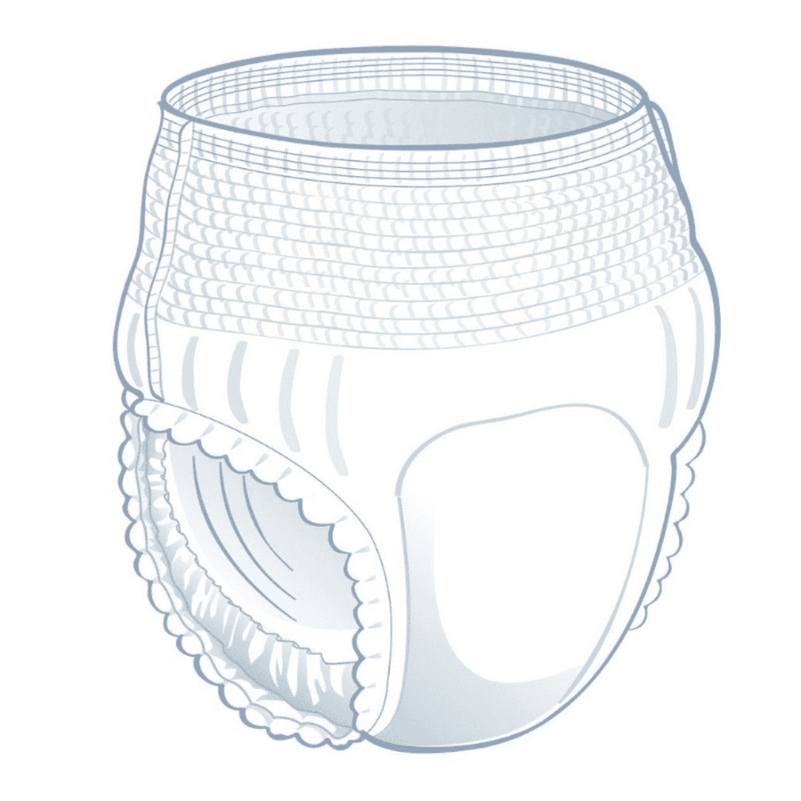 FitRight Protect Extra Protective Unisex Underwear - Case of 80