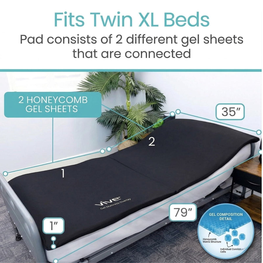 Cooling Gel Mattress Overlay