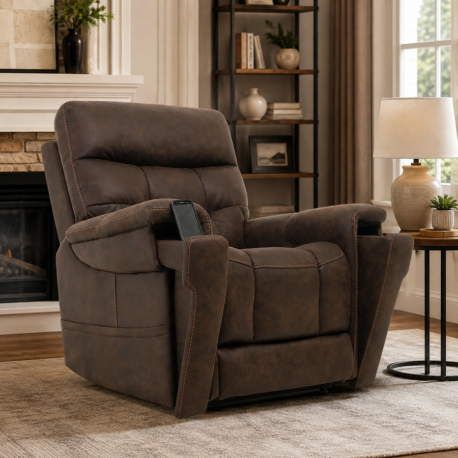 Pride VivaLift! Radiance Power Lift Recliner, Heated, 400 lb Capacity