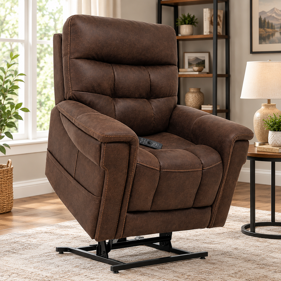 Pride VivaLift! Radiance Power Lift Recliner, Heated, 400 lb Capacity