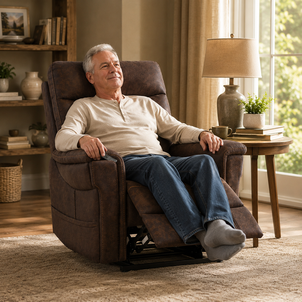 Pride VivaLift! Radiance Power Lift Recliner, Heated, 400 lb Capacity
