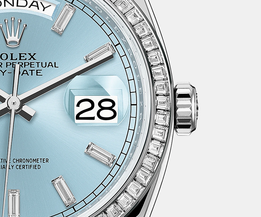 Day-Date 36mm, Platinum, Ref# 128396tbr-0003