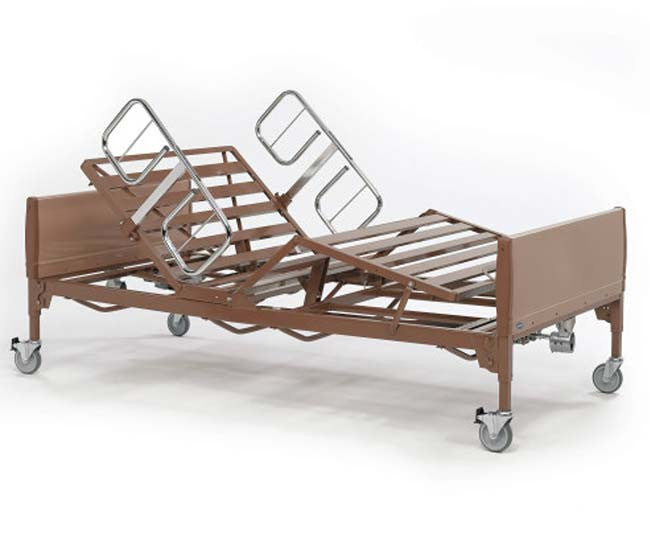 Invacare Full-Electric Bariatric Hospital Bed BAR600IVC 42" Width with Free Half-Rails