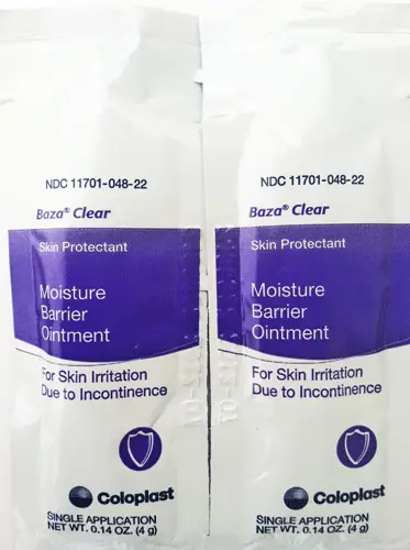 Baza Clear Moisture Barrier Ointment 4 gram Packets 300/Case