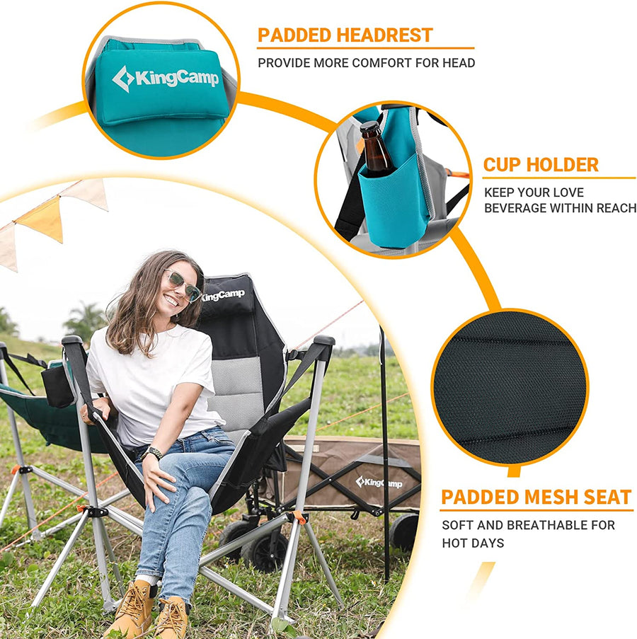 KingCamp Aluminum Alloy Swing Camping Hammock Chair
