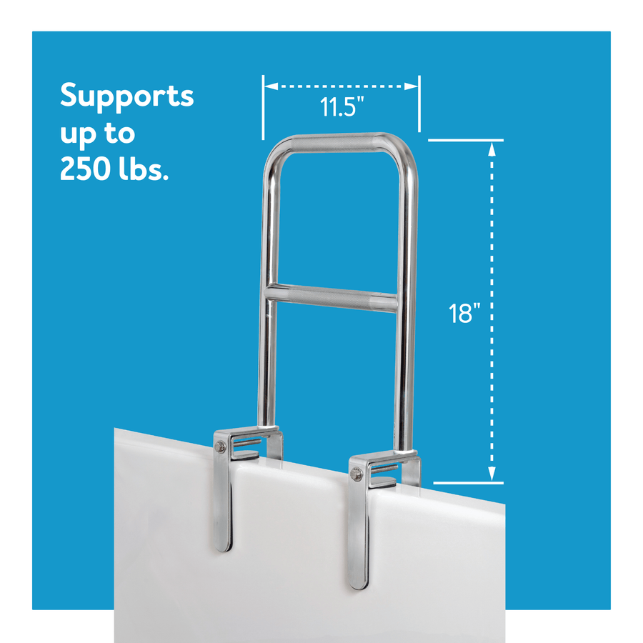 Carex Dual Level Bathtub Rail