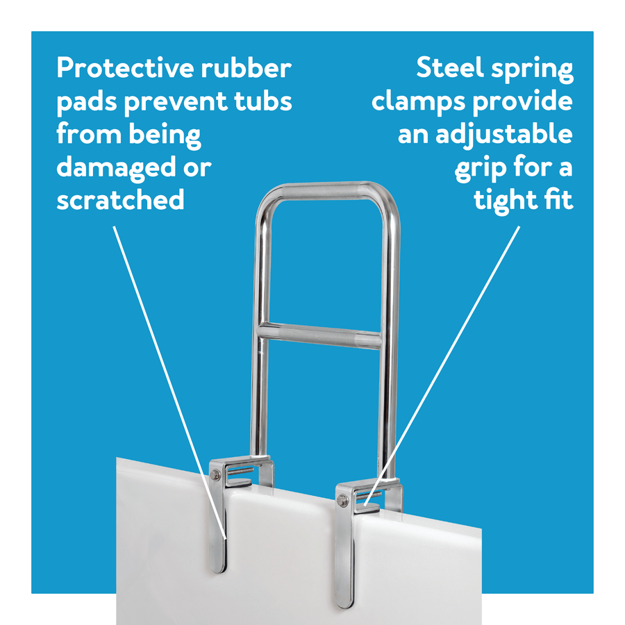 Carex Dual Level Bathtub Rail
