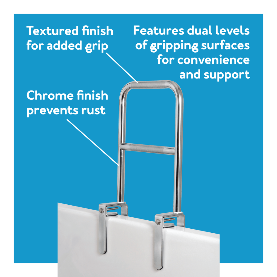 Carex Dual Level Bathtub Rail