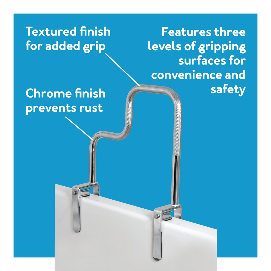 Carex Tri-Grip Bathtub Rail